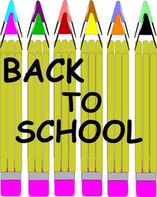 Pencil Crayons Stock Images