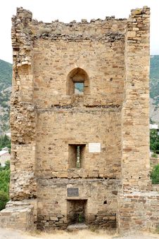 Genoese Fortress. Crimea. Royalty Free Stock Photos