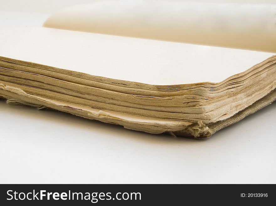 Background with opened blank book. Background with opened blank book