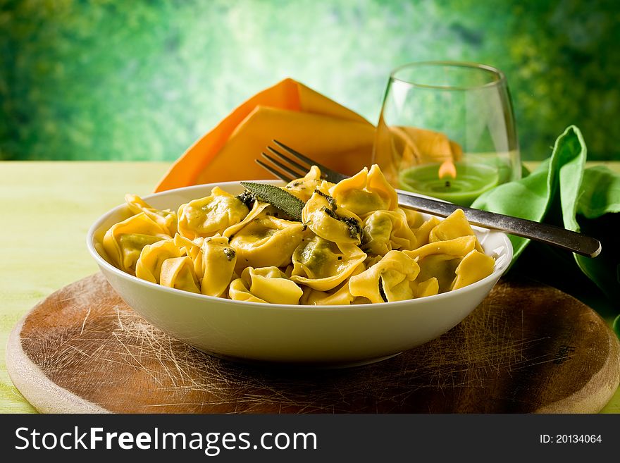 Tortellini With Butter And Sage