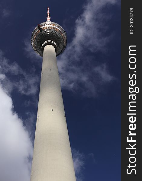 The television tower in the city centre of Berlin, Germany. The television tower in the city centre of Berlin, Germany.