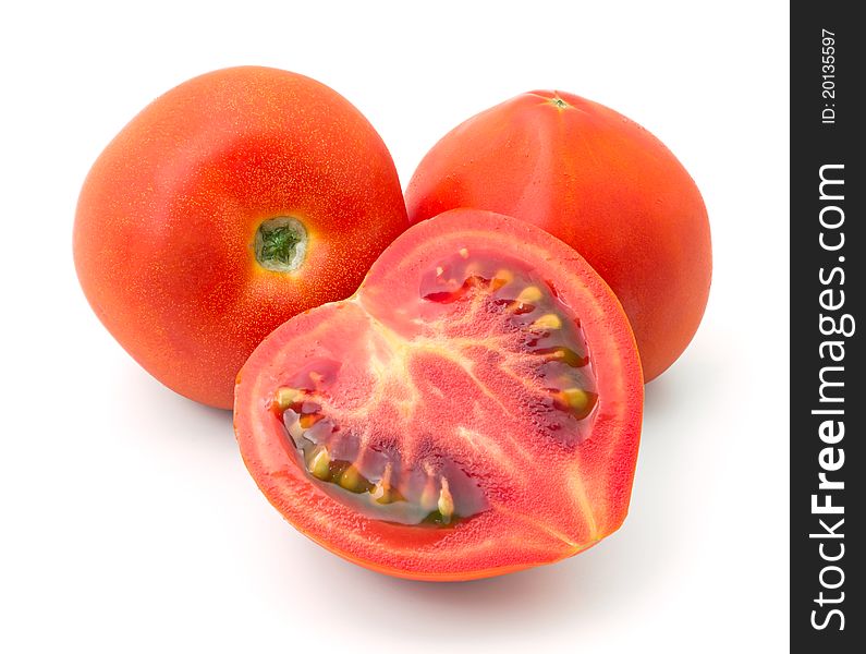 Ripe red tomatoes