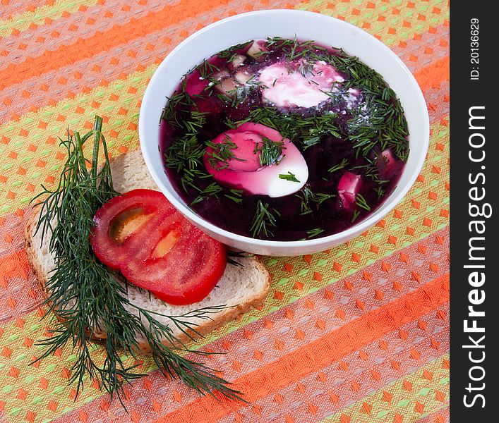 Cold Beetroot Soup