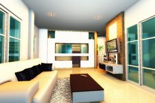3d Render Modern Living Room Royalty Free Stock Images 3d Render Modern Living Room Royalty Free Stock Images