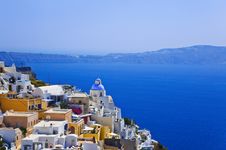 Santorini View - Greece Royalty Free Stock Photography Santorini View - Greece Royalty Free Stock Photography