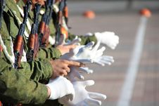 Military On Parade Royalty Free Stock Image Military On Parade Royalty Free Stock Image