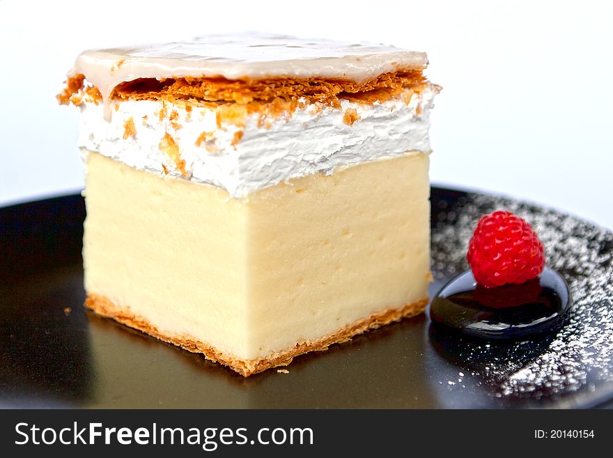Delicious creamy cake from hungary. Delicious creamy cake from hungary