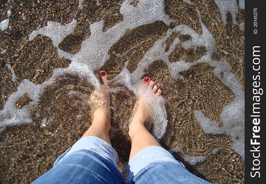 Feet In The Sea