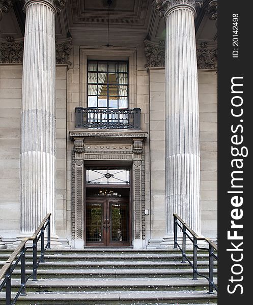 Entrance Westminister Register Office Marylebone, London, England