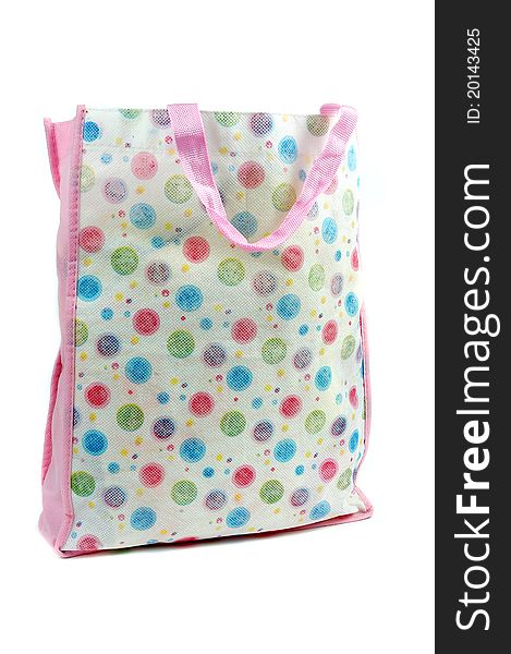 A colorful cotton bag