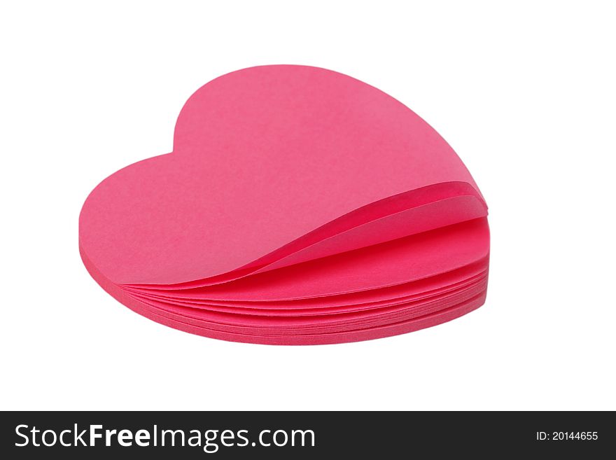 Paper In The Form Of Heart