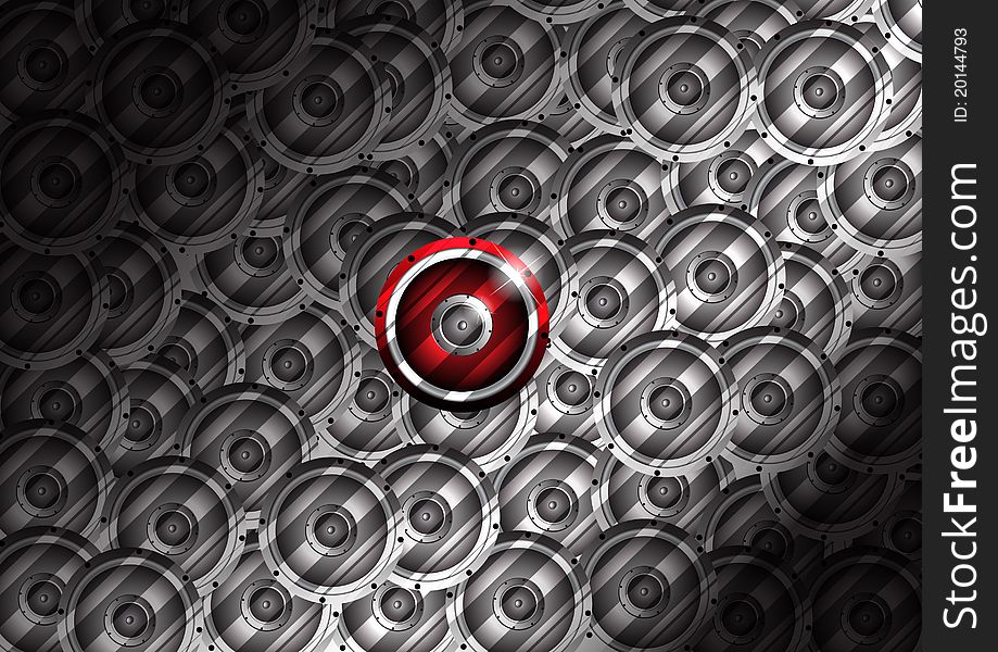 Abstract music background. Clip-art