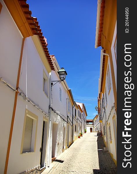 Street of Alegrete village, Portugal. Street of Alegrete village, Portugal.