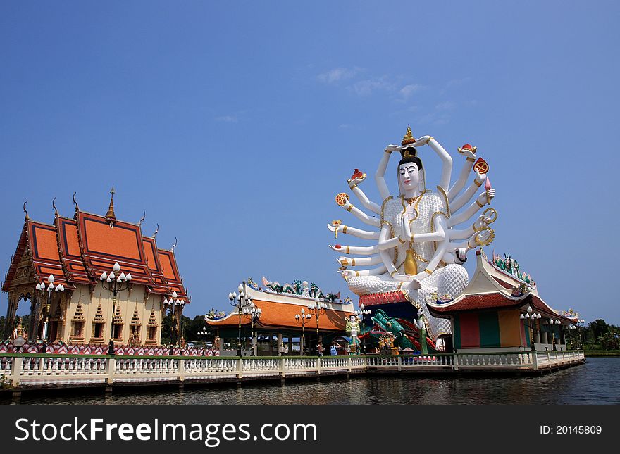 Guan Yin at Wat Plai Lam,Samui,Thailand