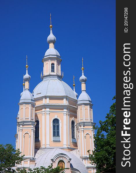 The Chesme Church . Saint-Petersburg, Russia