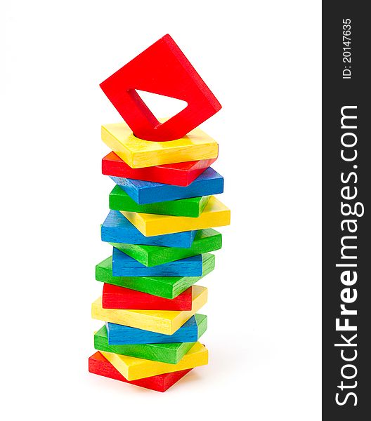 Colorful toy blocks children toys play to improve there growing