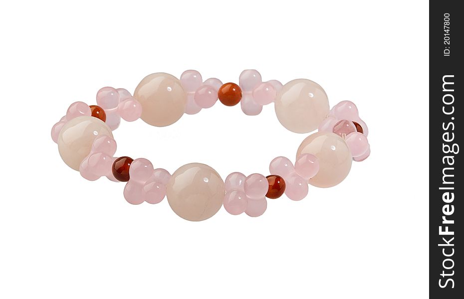 Light Pink Gemstone Bracelet