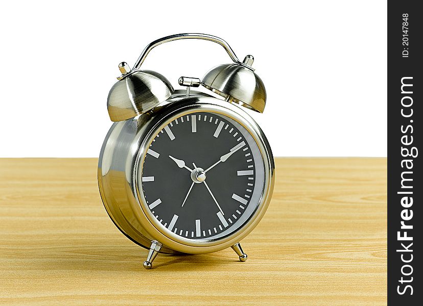 Nice and beautiful aluminum design alarm clock