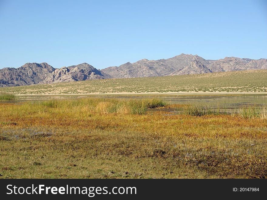 Landscape in Mongolia