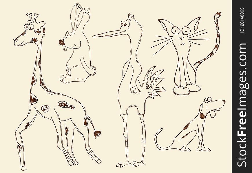 Hand Drawn Characters - Free Stock Images & Photos - 20148063