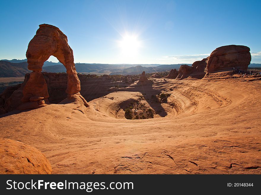 Delicate Arch In Arches, Utah