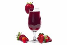 Strawberry Juice Stock Photos