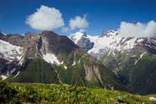 Caucasus Mountains. Dombai Stock Photo Caucasus Mountains. Dombai Stock Photo