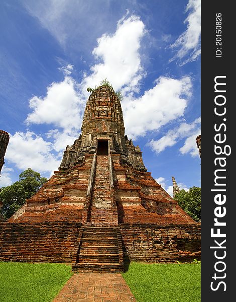 Pagoda at Wat Chaiwattanaram Temple, Ayutthaya, Thailand