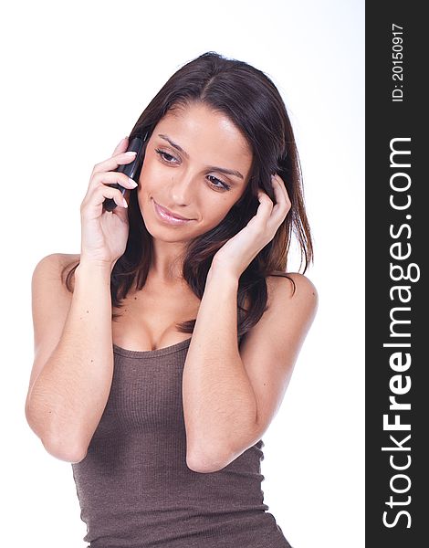 Woman Talking On The Phone