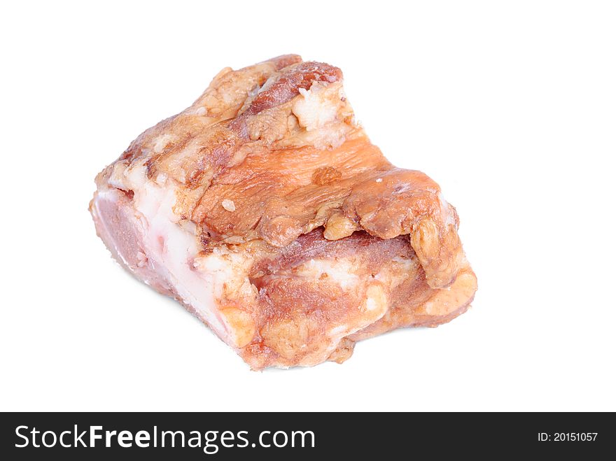 Meat isolated on white background