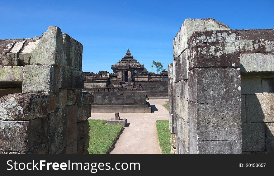 Underground hindu temple of candi sambisari