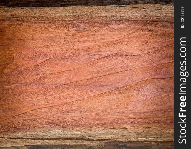 Close up red wood texture