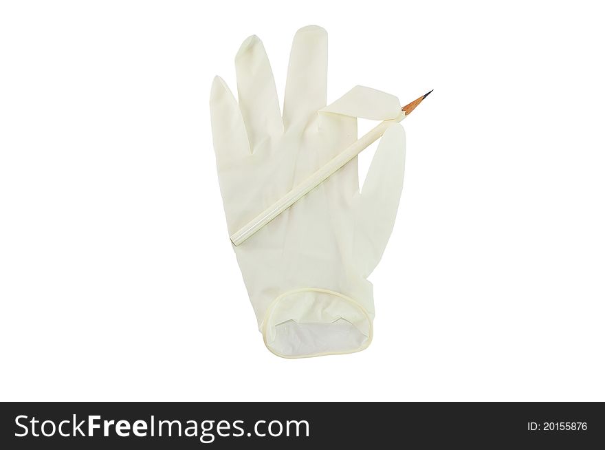 Hand White Glove