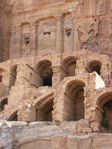 The Ancient City Of Petra Stock Photography The Ancient City Of Petra Stock Photography