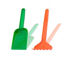 Rake & Shovel Royalty Free Stock Photography Rake & Shovel Royalty Free Stock Photography