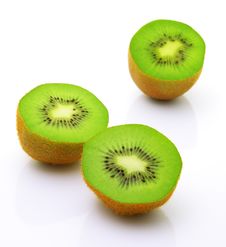 Image Of Sliced Kiwi Isolated On White Stock Images Image Of Sliced Kiwi Isolated On White Stock Images