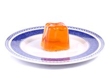 Orange Gelatin Royalty Free Stock Image Orange Gelatin Royalty Free Stock Image