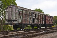 Broken Down Old Railway Wagons Stock Photo Broken Down Old Railway Wagons Stock Photo