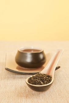 Black Tea On Spoon. Stock Image Black Tea On Spoon. Stock Image