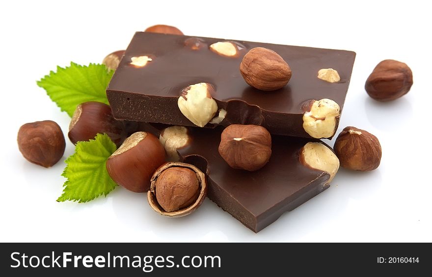 Delicious Chocolate With Nuts