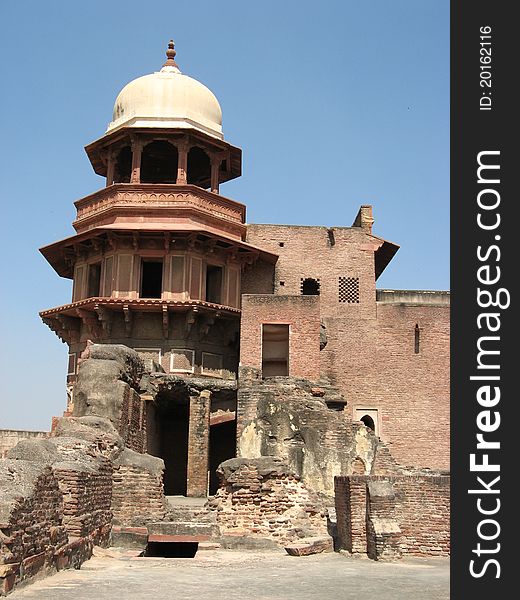 Red Fort in Agra, Uttar Pradesh, India