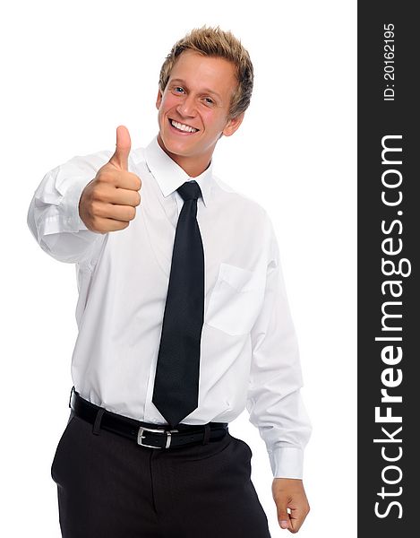 Happy businessman