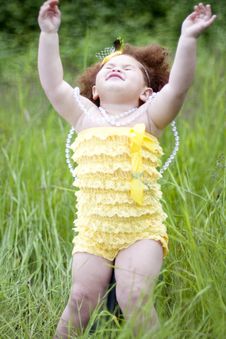 Cute Toddler Girl Stock Images