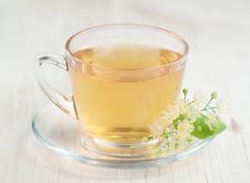 Cup Of Linden Tea Royalty Free Stock Photography