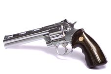 Airsoft Gun In White Stock Photo