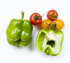 Bell Pepper And Mini Tomato Stock Photos Bell Pepper And Mini Tomato Stock Photos