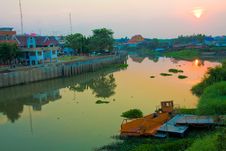 Houseboat In Thailand Royalty Free Stock Photos Houseboat In Thailand Royalty Free Stock Photos