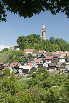 Stramberk  Small Town In Moravia Royalty Free Stock Photo