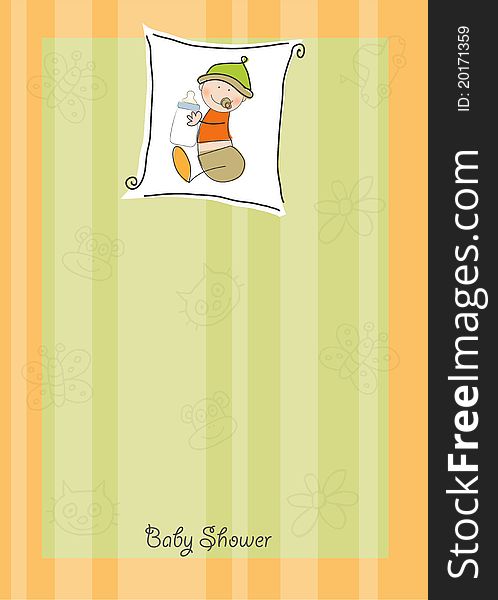 Welcome baby boy shower card. Welcome baby boy shower card