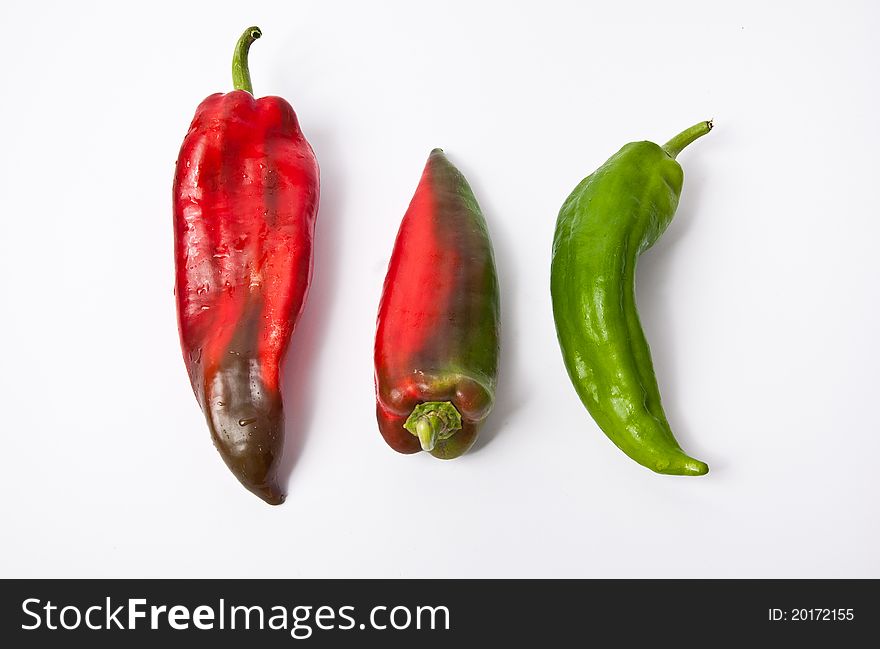 Three Hot Peppers